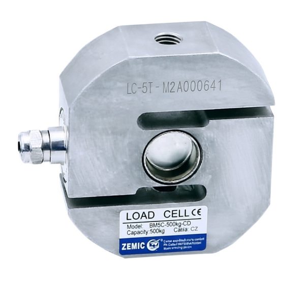 2 BM3 Series – Stainless Steel S-Type Load Cell IP68 (50 kg – 7.5 t)