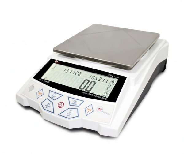 FSR-C Series – Dual-Range Heavy-Duty Precision Balance with Anti-Static Housing (2 kg – 15 kg, 0.1 g / 0.2 g Readability)