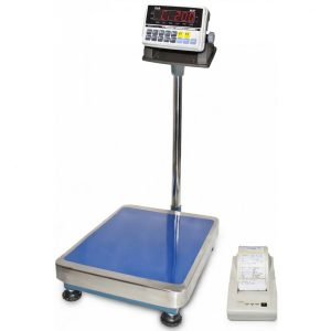 CI-200A + DLP – Heavy-Duty Stainless Steel Bench Scale with Thermal Label Printer (30–500 kg)