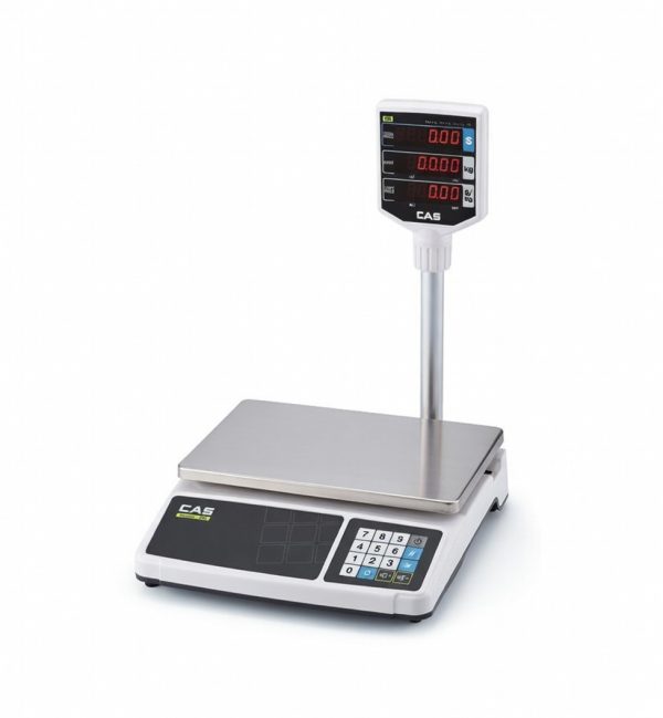 PR-B Series – Price Computing Bench Scale with Triple LED Display & Rechargeable Battery (3/6 kg – 15/30 kg)