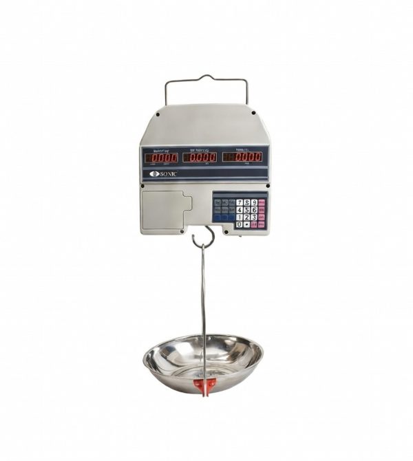 ACS-H Series – Heavy-Duty Hanging Price Computing Scale with Double LED Display & Rechargeable Battery (30 kg × 5 g)