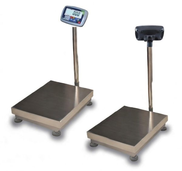 2 X722 Bench Scale – Stainless Steel Platform Scale with Rechargeable Battery (30–500 kg)